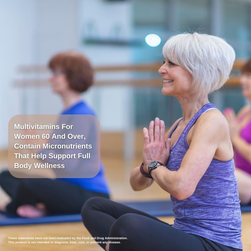 Geriatech Senior multivitamins, Vitamins and Minerals Supplement, Women and Men