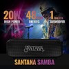 SANTANA BY CARLOS SANTANA Samba 40W High-Power Bluetooth Speaker with