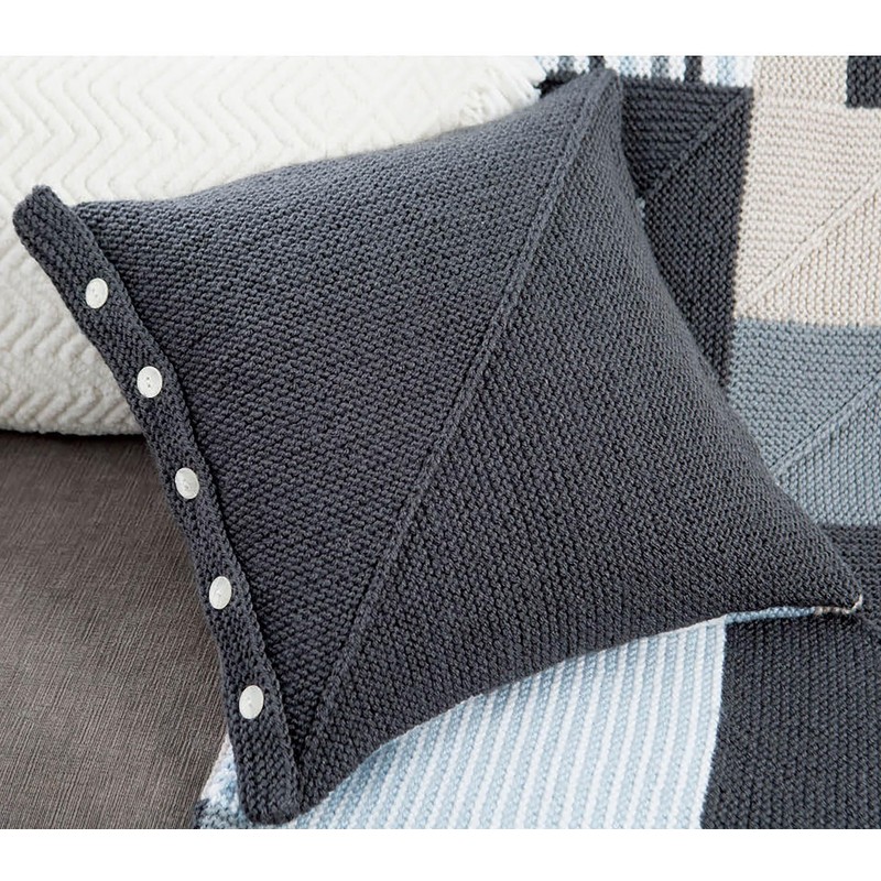 Mitered Square Knitting: 6 Posh Home Décor Projects