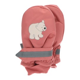 Sterntaler Unisex Children's Thumb Polar Bear Mittens, pink