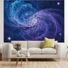 7x5ft Blue Purple Galaxy Nebula Backdrop Cosmic Space Photography Background