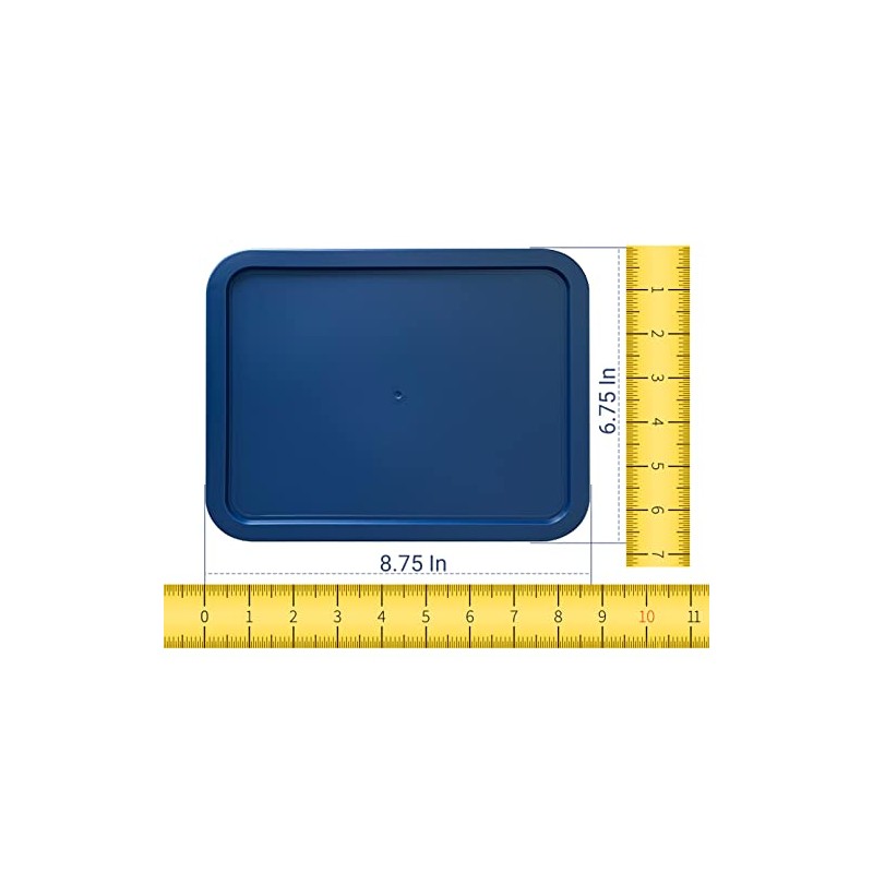 Replacement Lids fits Pyrex 6-Cup Glass Food Storage Container Bowls,