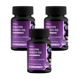 Olitru Jaboticaba Acerola Eve 500mg x 90 tablets (3) / 올리트루 자보티카바 아세로라 이브 500mg x 90정 3개