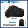 INFINAUTO Motorcycle Cover Waterproof Rain Dust Protector for Harley Davidson