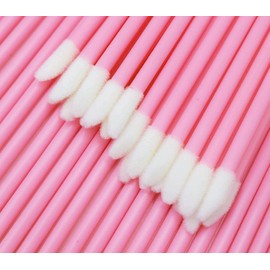 AKADO Lip Brush, Makeup Applicators, Lip Gloss Brush Lipstick Applicator Wand, Multicolor Makeup Tool Kits Beauty Lipstick Cosmetic (Multicolor, Pack of 50pcs)