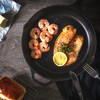 Utopia Kitchen Saute Frying Pan 12 Inch, Cast Iron Chefs
