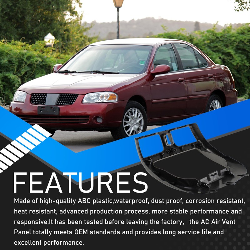 YzusGomumu Car Center Dashboard A/C Outlet Air Vent Panel Cover