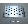 Universal Aluminum Heel Pad Plate Floor Mat Non-Slip Rubber