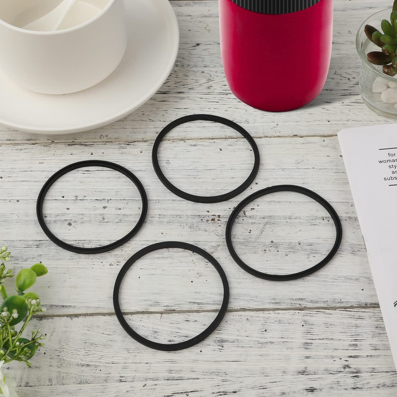 4pcs Replacement Rubber Lid Seals Compatible with 16 & 20