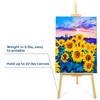 Wooden Easel Stand for Painting, 45" Adjustable Height Folding Art