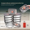 GIUOIDUO 10 Pack Stainless Steel Food Storage Containers with Leak-Proof