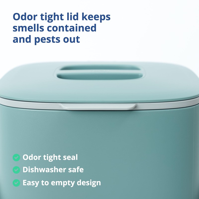 Blue Ginkgo Kitchen Compost Bin [2.6L / 0.69 GAL] –