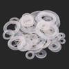 FEEIMOL Plastic Flat Washers Clear Nylon Seal M20 x 30