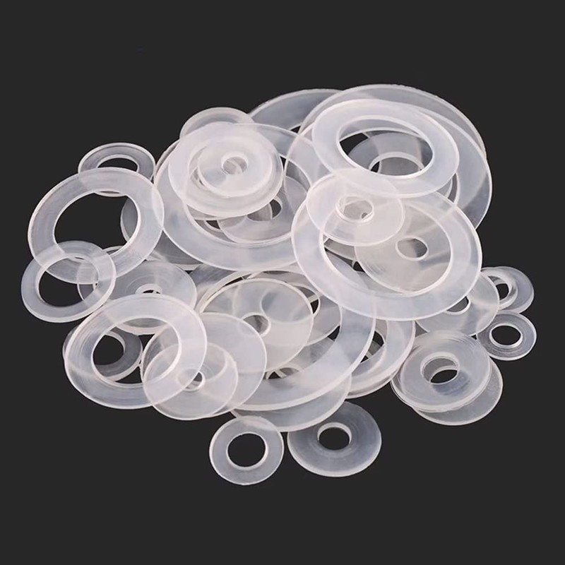 FEEIMOL Plastic Flat Washers Clear Nylon Seal M20 x 30