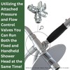 High Sierra Showerheads® - Solid Metal Fixed and Handheld Combo