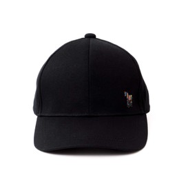 Paul Smith Zebra One Point Baseball Cap Hat (Black)