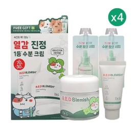 Dr.G Red Blemish Clear Soothing Cream 70ml+30ml+Serum 20ml 4pcs [36151472] / 닥터지 레드 블레미쉬 클리어 수딩 크림 70ml+30ml+세럼 20ml 4개[36151472]