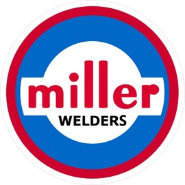 2 Pack Vinyl Sticker Decal Miller Welder 1960 Vinyl Decal, 5 in. x 5 in.