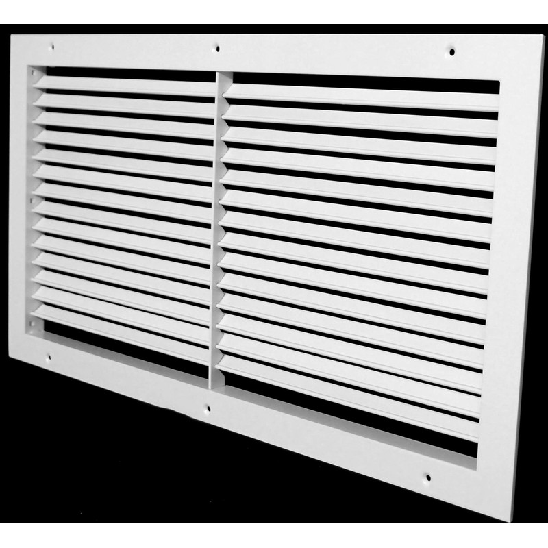 24"w X 12"h Aluminum Adjustable Return/Supply HVAC Air Grille -
