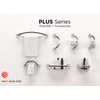 Decorative Grab Bar with Shelf, Plus Shampoo Shelf 19.5 Inch