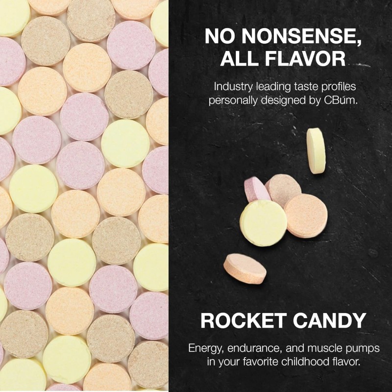 RAW CBUM Thavage Pre-Workout 40 Servings Rocket Candy New BB:04/2026