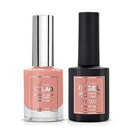 EzFlow - Color Duos - Lacquer + Gel - Rose All Day - 14mL / 0.5oz EACH