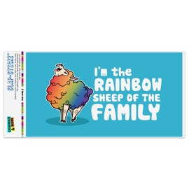 GRAPHICS & MORE I'm The Rainbow Sheep of The Family Gay Pride Automotive Car Window Locker Bumper Sticker