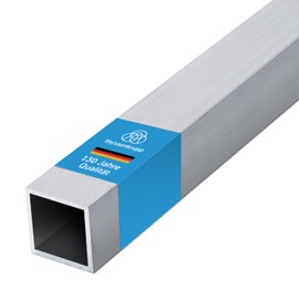 thyssenkrupp Aluminium EN AW-6060 Square Bar Aluminium Rectangular Tube in Various Sizes and Lengths