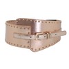 Women Western Fashion Wide Elastic Belt Hip Waist Metal Studs