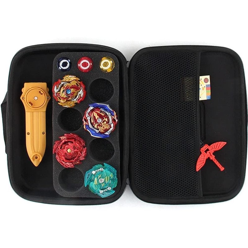 Beyblade Case Portable with Handle Durable Beyblade Burst Built-in Sponge