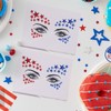 Independence Day Face Gems,4th July Fece jewelry Red Blue Star