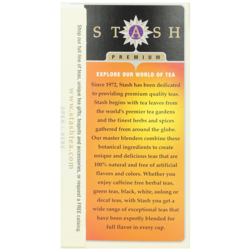 Stash Peach Black Tea, Tea , 20 ct