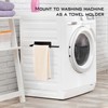 EASTTOWEST Magnetic Paper Towel Holder,Black Towel Bar Rack for Refrigerator