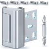 1 PCS Silver Home Security Door Lock with 5 Screws,Childproof