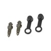 A ABSOPRO 2Pcs M6x1mm Banjo Bolt Bleeder Screw with Cap