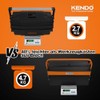 KENDO Caja de herramientas vacía de plástico ligera y extremadamente