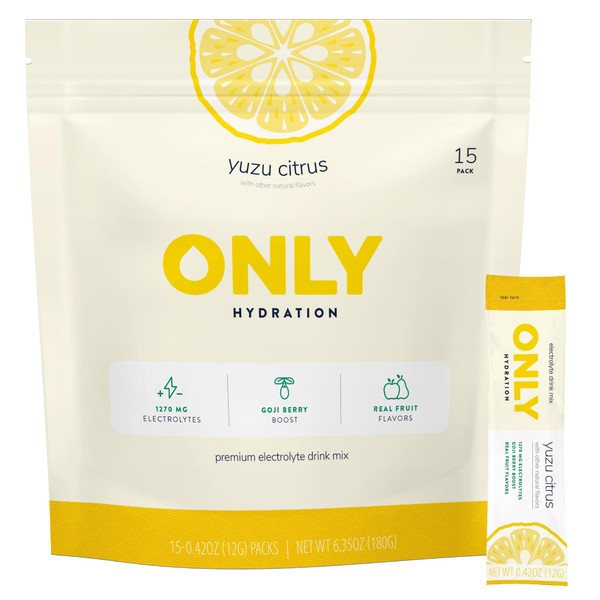 ONLY Hydration Yuzu Citrus 1270mg Electrolyte Powder - 3g Sugar