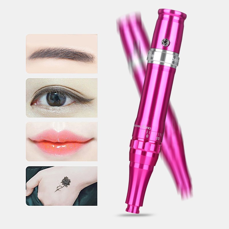 35000RPM Permanent Makeup Machine Eyebrow Eyeliner Lip Tattoo Pen Rose