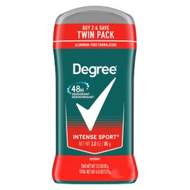 Degree Men Original Protection Deodorant Intense Sport 2 Count 48-Hour Odor Protection Deodorant for Men 3 oz