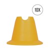 Cawila Mini Cones Set of 10 Yellow One Size