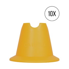 Cawila Mini Cones Set of 10 Yellow One Size