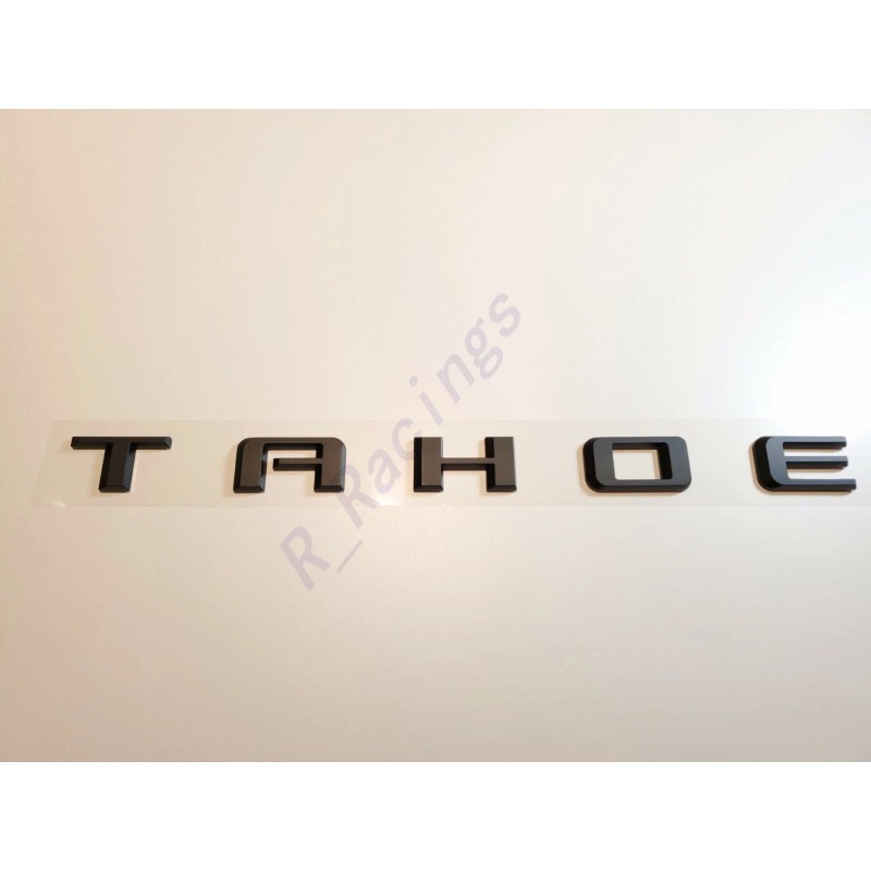 GM Auto 3PCS KIT Matte Black Rear Tahoe Duramax Chrome