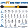 YIYEIE 1/4 Inch Drive Bike Torque Wrench, 1-25 Nm (10-222.5