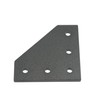 Befenybay 8PCS/Set Surface Anodic Oxidation Black L Shape Corner Bracket