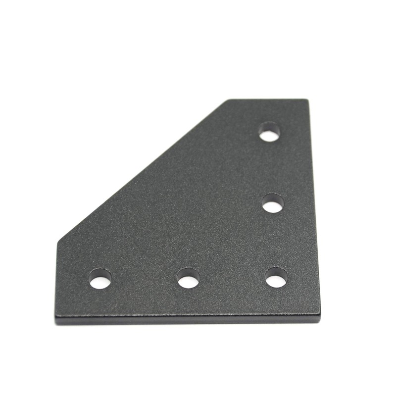 Befenybay 8PCS/Set Surface Anodic Oxidation Black L Shape Corner Bracket