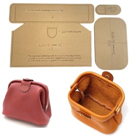 RIVEENY Acrylic Card Holder Wallet Template Leather Pattern Acrylic Leather Pattern,Leather Templates for Card Bag