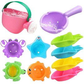 10 Stück Wasserspielzeug Kinder,Badewannenspielzeug Ab 1 2 3 4 Jahre,Wasserspielzeug Baby,Pool Spielzeug Geschenk Für Mädchen Junge