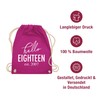 Shirtracer - Gym Bag Backpack - 18th Birthday - Hello