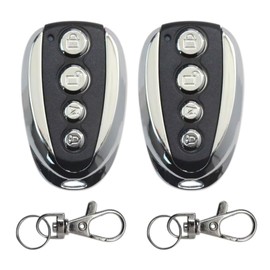 BGEHHCY 2Pcs 433.92MHz Remote Control Backup Key Sliding Gate Opener Automatic Operator Copying 99.99% of the Common Fixed Codes with User Manual