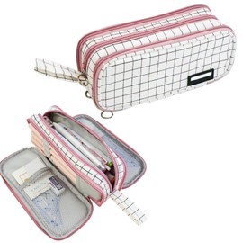 IHZZ Pencil Case Large Capacity Pencil Pouch, Aesthetic Pencil Case Pouch, Cute Pencil Case for Kids Students, Preppy Pencil Case for Girls